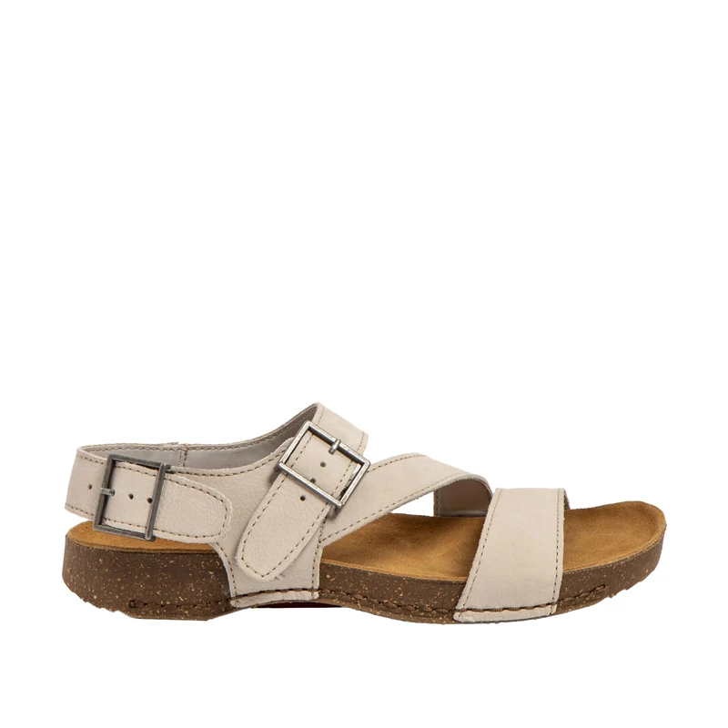 Art Unisex's 0999 I Breathe Flat Sandal, Bone, 11.5 UK