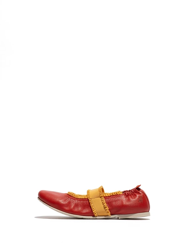 Fly London GECH253FLY Women's Shoes, Devil Red/Yellow