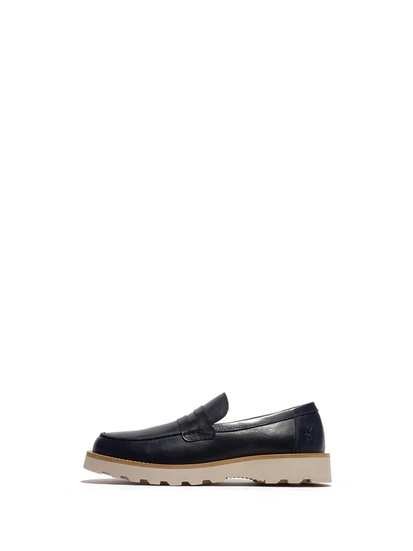 Fly London Men's REJI283FLY Loafers, Navy, 5 UK - Image 1