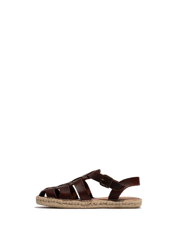 Fly London Men's SUCH527FLY Espadrille, Dk. Brown, 5 UK