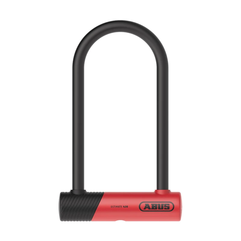 ABUS U-Lock Ultimate 420K with Lock Holder USH - Robust Bicycle Lock with Practical Holder for Transport - Bicycle Accessories - Variant 150HB140
