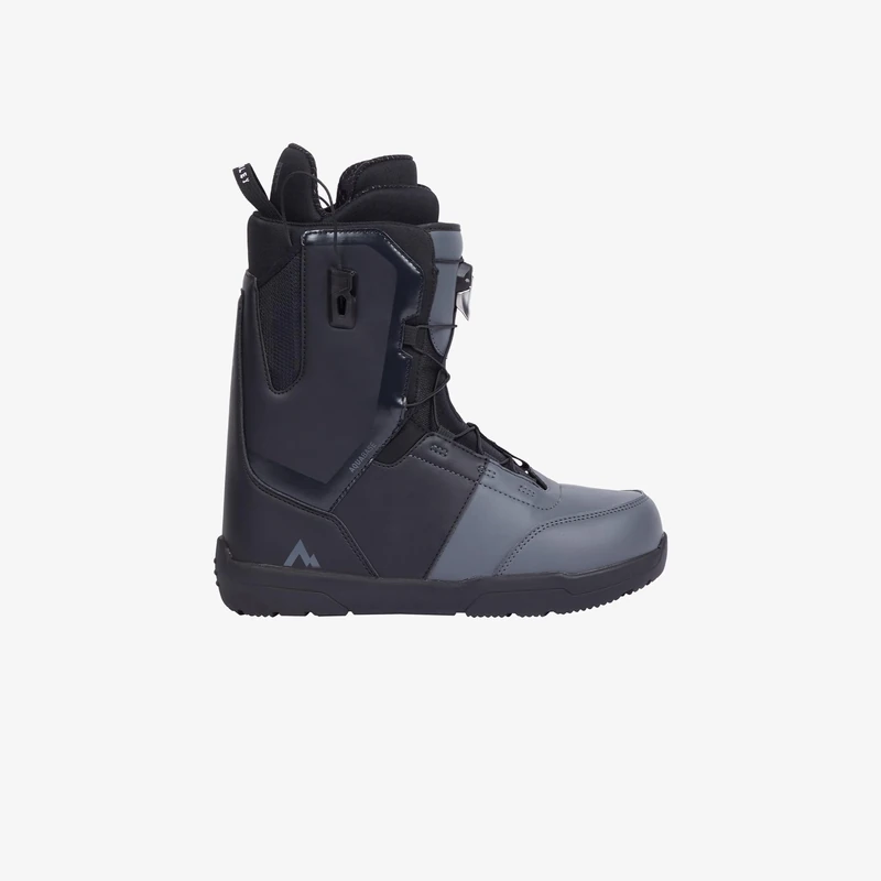 McKINLEY Men's Sl2 Aquabase Snowboard Boot, Black/Grey Dark, 9