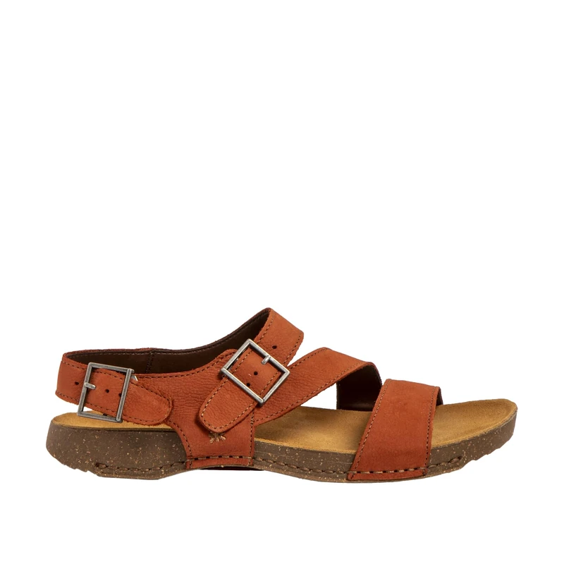 ART Unisex 0999 I Breathe Flat Sandal, Dark Orange, 7 UK