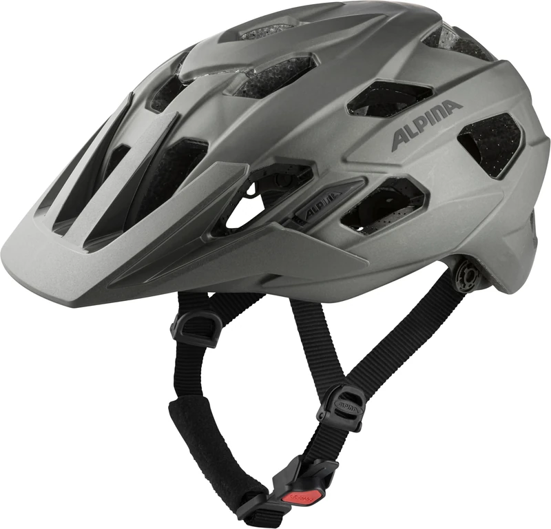 ALPINA ANZANA, coffee-grey matt, 57-61 cm, bike helmet for men and women, custom fit system for individual adjustment
