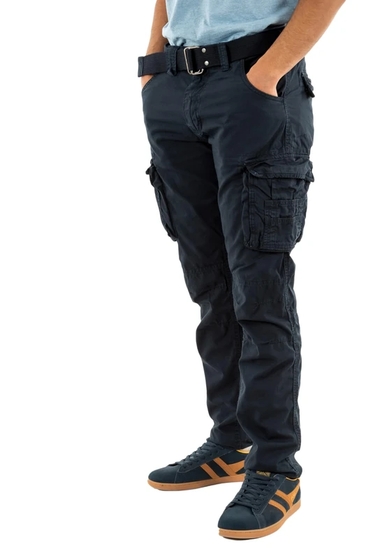 Schott NYC Men's Trranger70 Casual Pants, Blue, 32 W