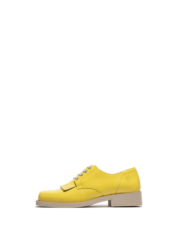 Fly London Women's RULP211FLY Derby, Lemon, 5 UK
