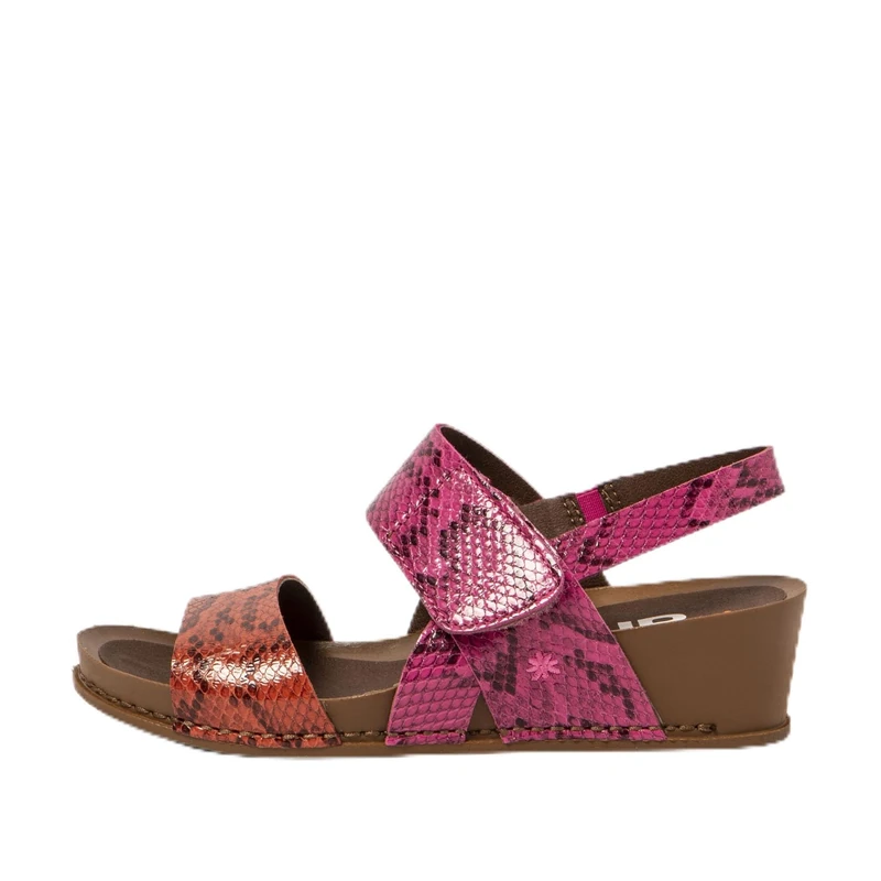 ART 1945 I Imagine, Wedge sandals Woman, Fuxia-Teja, 39 EU, Fuxia Tile, 7 UK