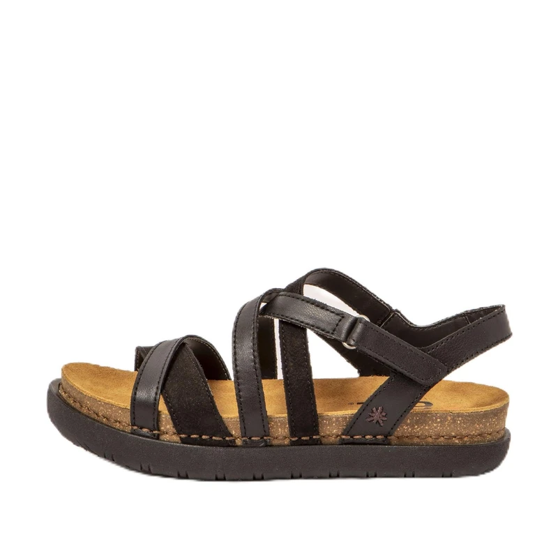 Art 1714 Rhodes, Women's Sandal, Total Black, 40 EU, Total Black, 8 UK - Image 1