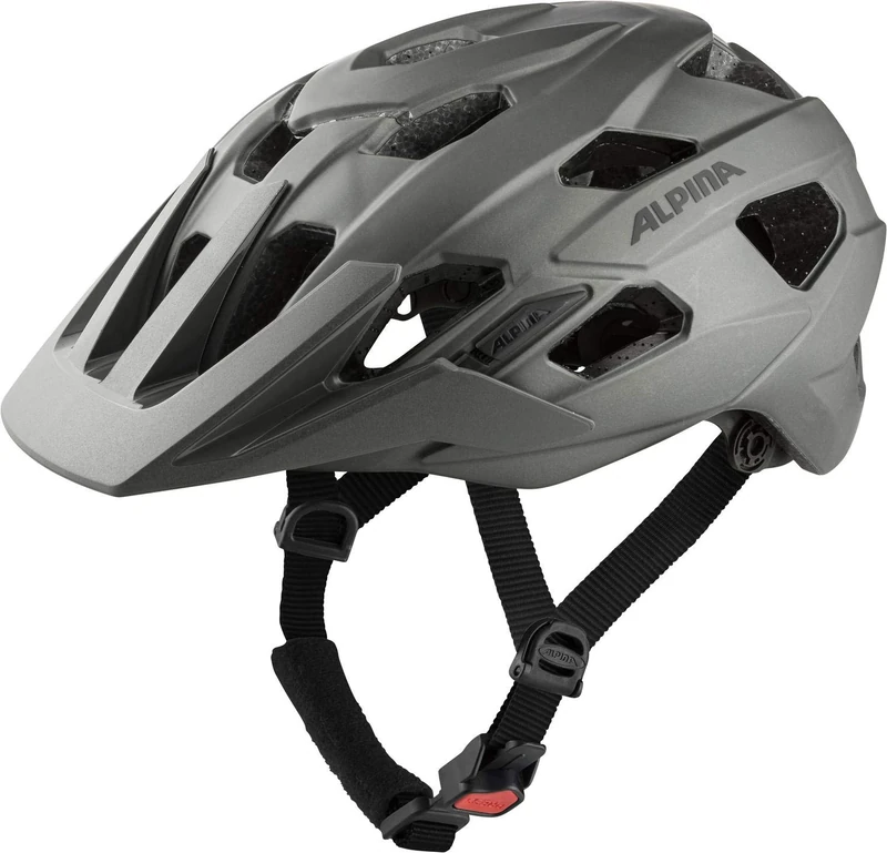 ALPINA ANZANA, coffee-grey matt, 52-57 cm, bike helmet for men and women, custom fit system for individual adjustment