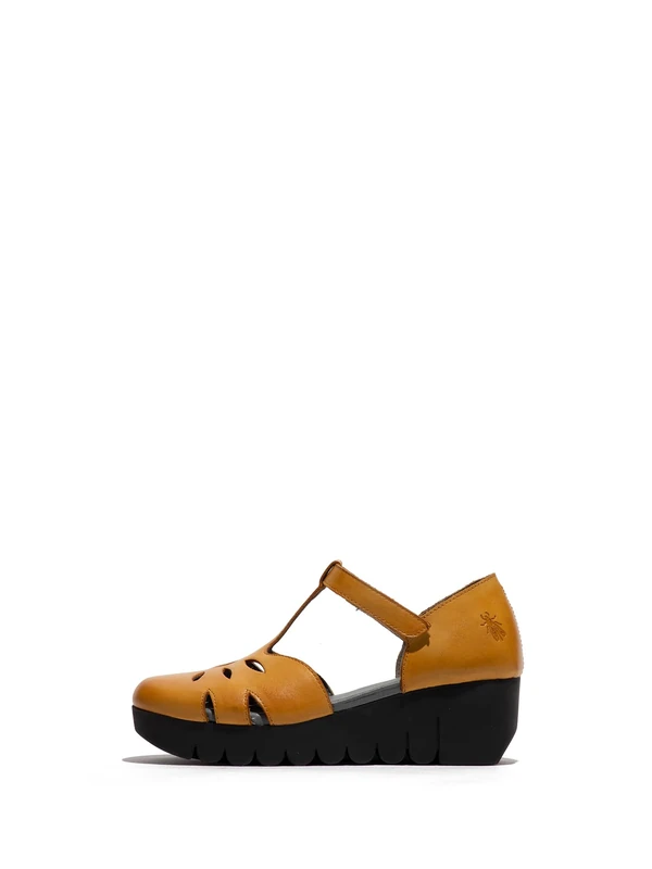 Fly London VELT224FLY Women's Shoes, Mustard