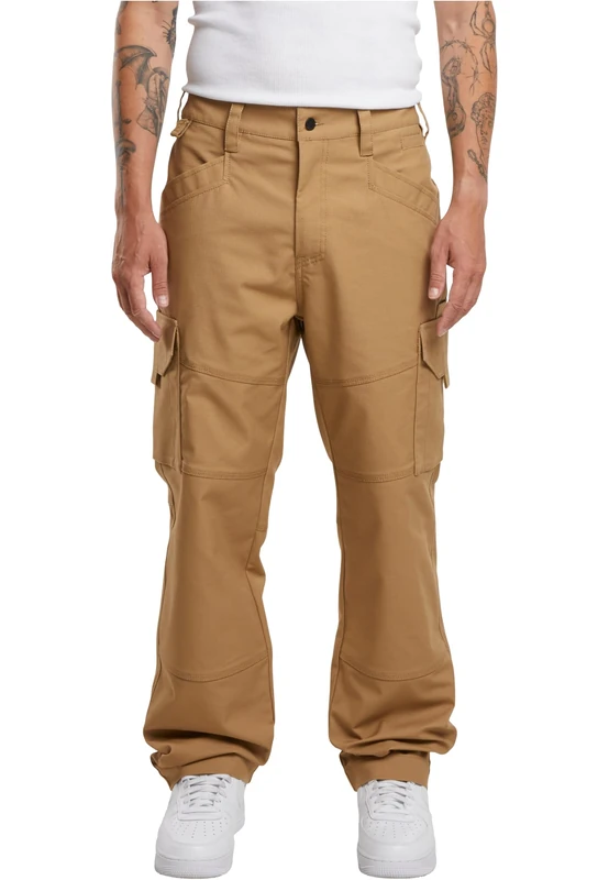 Brandit Men's Tactical Ripstop Leisure Trousers, Camel, XL - Image 1