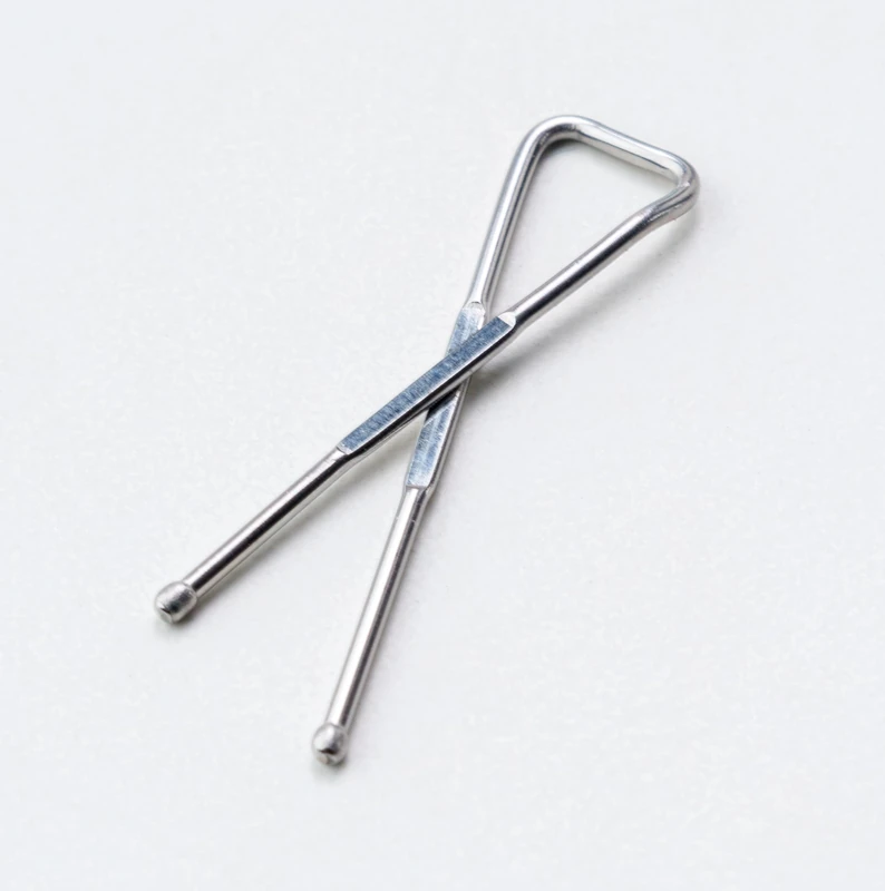 Leone Dell'Era Stainless Steel Flat Clips 304-1.10 x 34 mm-Cardboard Box of 10,000 Pieces-Made in Italy, Steel - Image 1