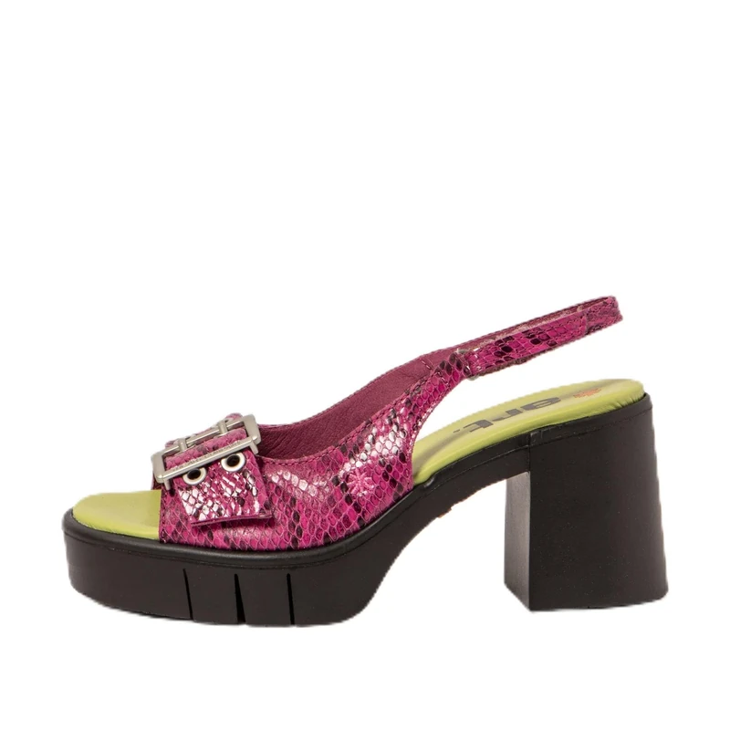 Art Women's 1994 Eivissa Heeled Sandal, Fuchsia, 7.5 UK