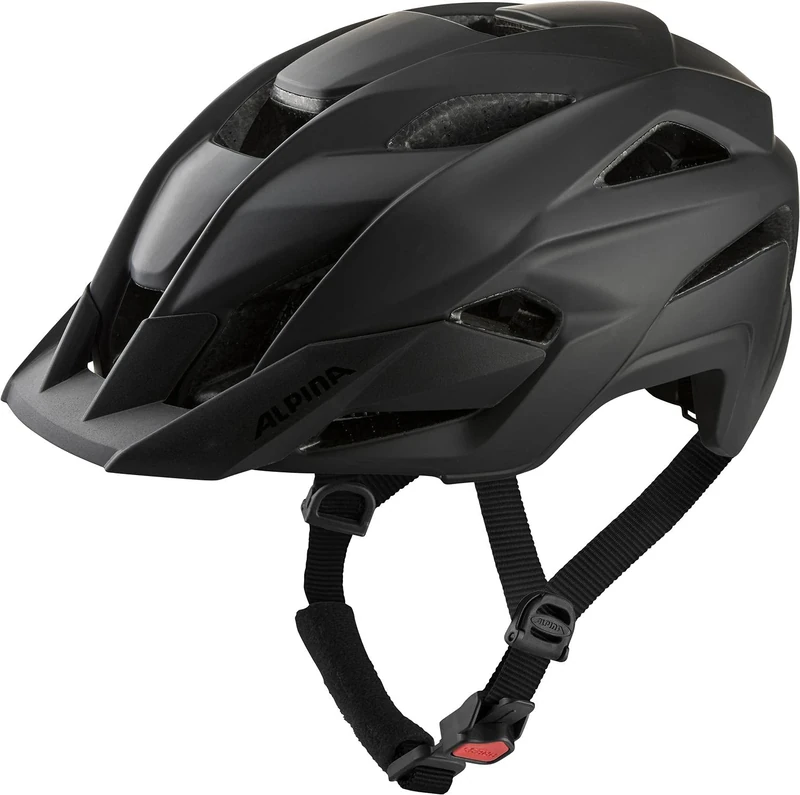 ALPINA STAN MIPS, black matt 60-64 cm, bike helmet with Mips technology for men and women, ideal for leisure time