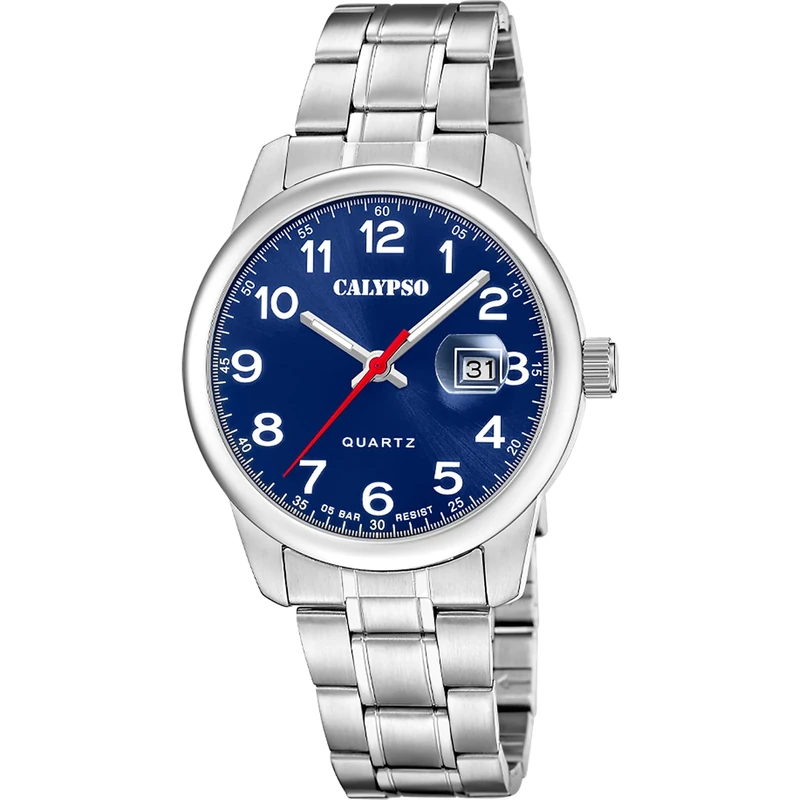 Calypso Men's Stainless Steel Watch K5872/4 - 50m Water Resistant