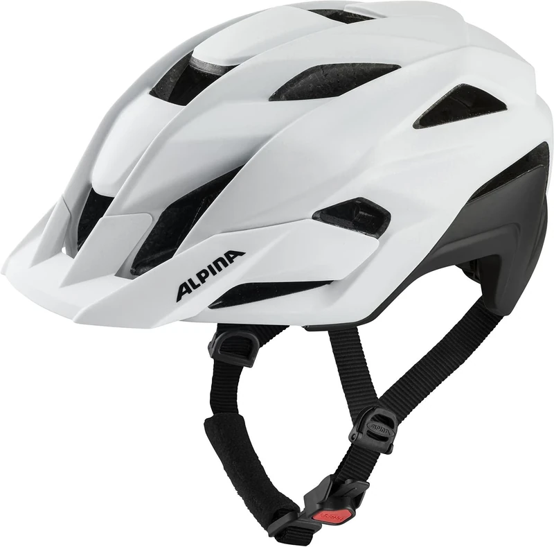 ALPINA STAN MIPS, white matt, 51-55 cm, bike helmet with Mips technology for men and women, ideal for leisure time