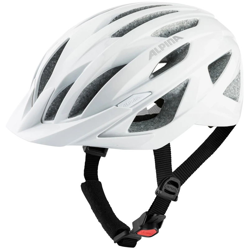 ALPINA DELFT MIPS, white matt, 55-59 cm, safe bike helmet for men and women, individually adjustable