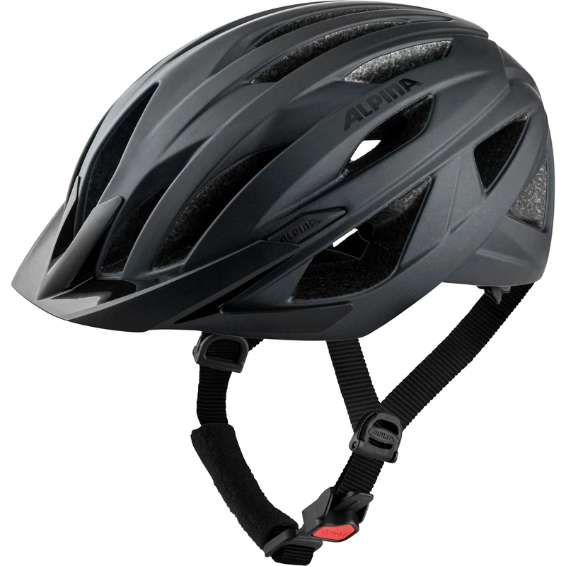 ALPINA DELFT MIPS, black matt, 58-63 cm, safe bike helmet for men and women, individually adjustable