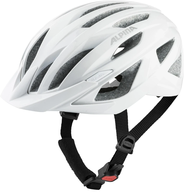 ALPINA DELFT MIPS, white matt, 51-56 cm, safe bike helmet for men and women, individually adjustable