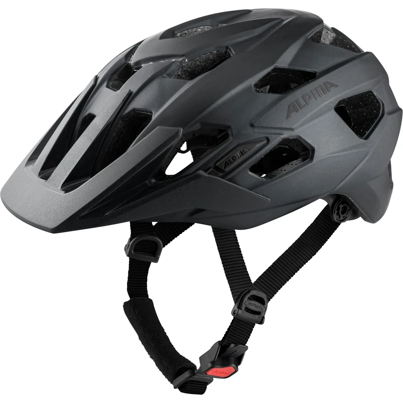 ALPINA PLOSE MIPS, black matt, 52-57 cm, bike helmet for men and women, individually adjustable