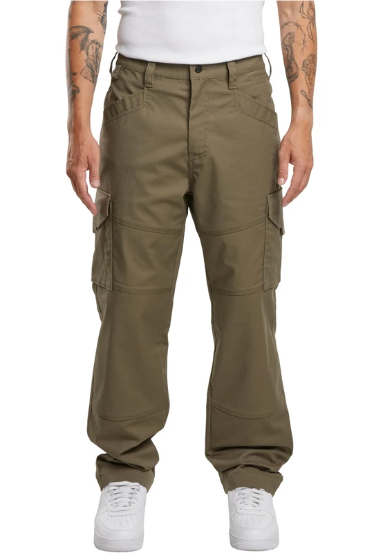 Brandit Men's Tactical Ripstop Leisure Trousers, Olive, 3XL