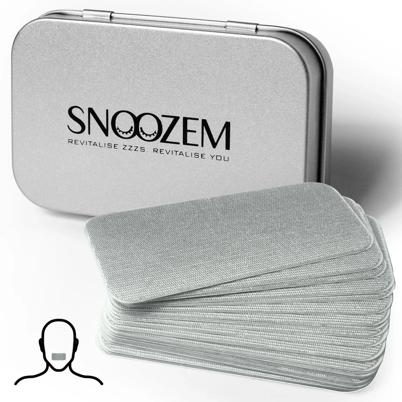 Snoozem Premium Sleep Tape (Made from Bamboo Silk) | Mouth Tape for Sleeping, Improve Nasal Breathing, Reduce snoring, Improve Sleeping, Sleep aid, Reduce Mouth Breathing (30)