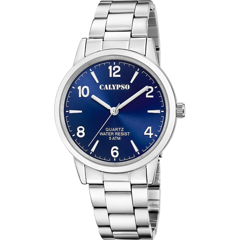 Calypso K5858/3 Stainless Steel Watch - 50m Water Resistance