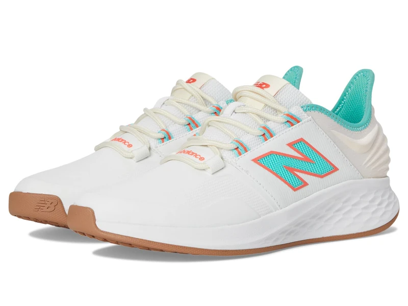 New Balance Women's Fresh Foam Roav Golf V2 Sneaker, Seashell, 8.5 Wide