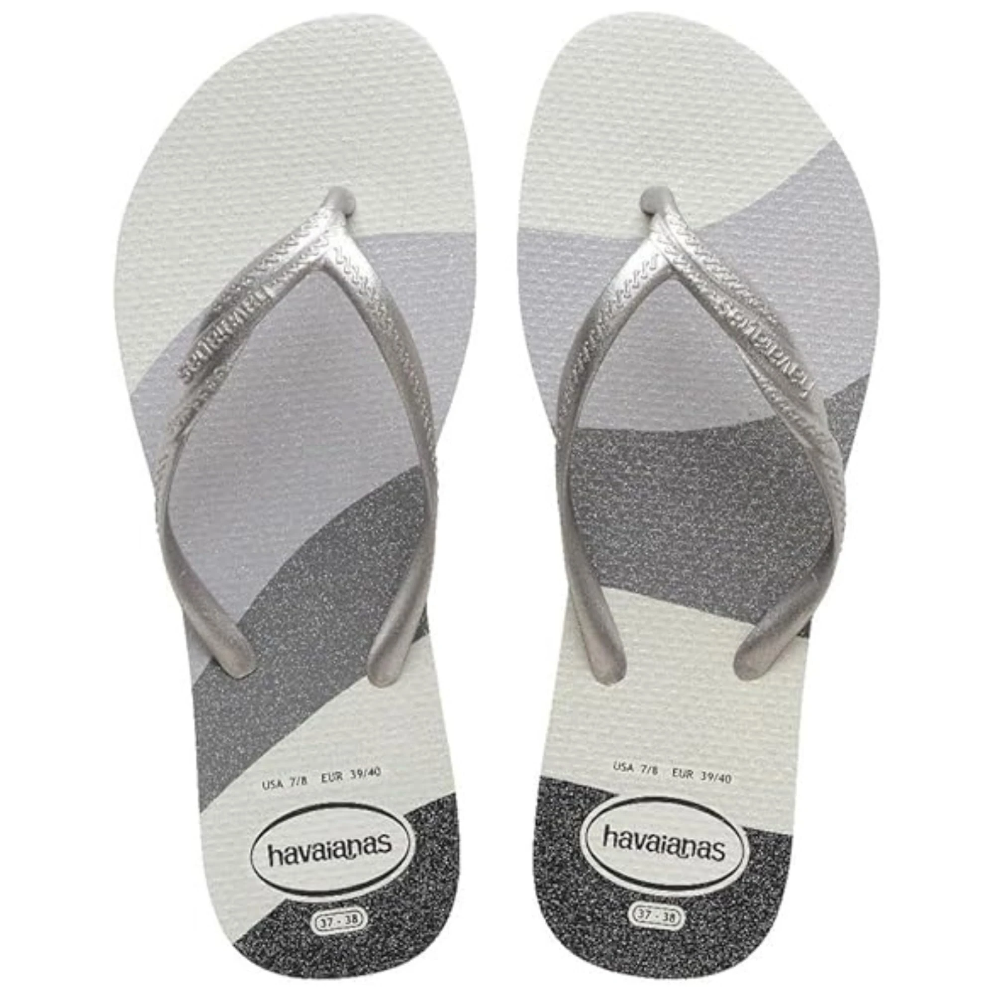 Havaianas - Fantasia Gloss, Comfortable, Minimalist, and Versatile Flip-Flops with Shiny Touch, Women, 5 UK