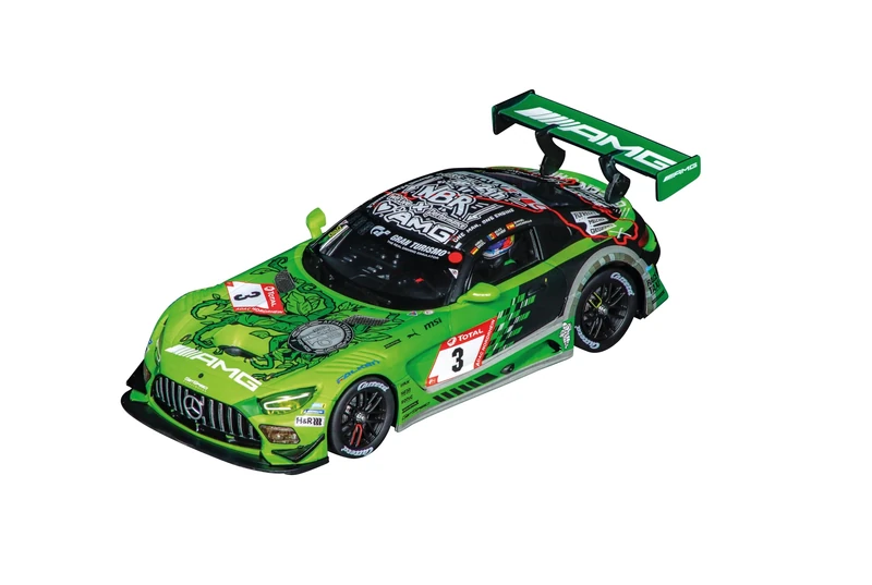 Carrera Evolution 20027776 Mercedes-AMG GT3 Evo GetSpeed Performance No3 24H Nürburgring I 1:32 Scale Slot Car I With Working Front & Rear Lights I Suitable For Ages 8 Years+