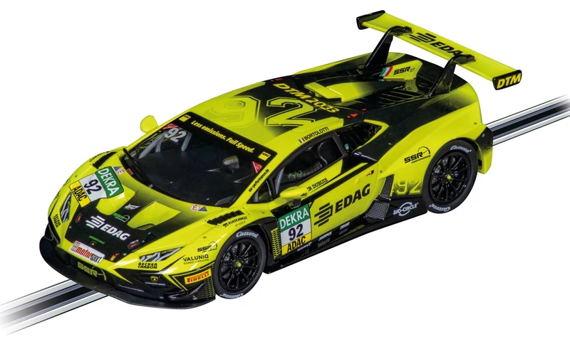 Carrera Evolution 20027769 Lamborghini Huracán GT3 Evo2 SSR Performance MBortolotti No92 DTM 2023 I 1:32 Scale Slot Car I With Working Front & Rear Lights I Suitable For Ages 8 Years+