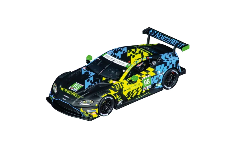 Carrera Evolution 20027783 Aston-Martin Vantage GT3 Northwest No98 Rolex 24H I 1:32 Scale Slot Car I With Working Front & Rear Lights I Suitable For Ages 8 Years+