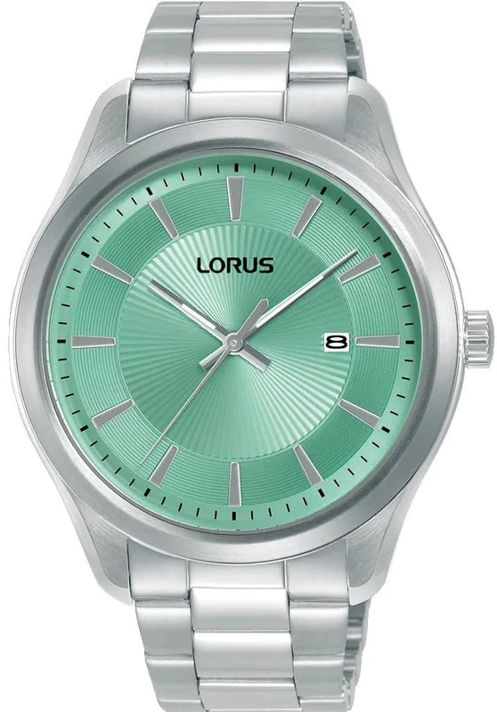 Lorus Men’s Clear-Cut Classic Mint Green Watch RH931RX9