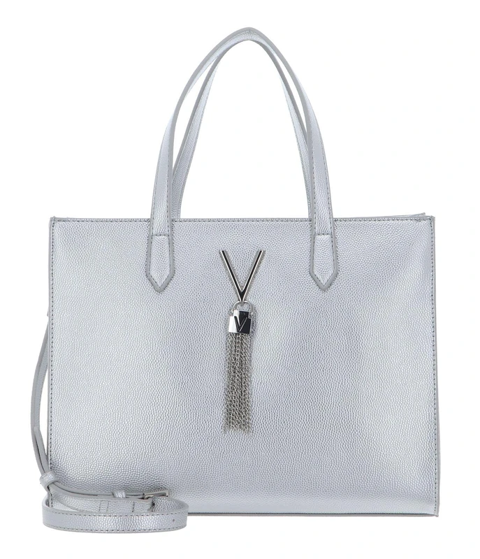 VALENTINO Women's 1r4-divina Handbag, argento, STANDARD