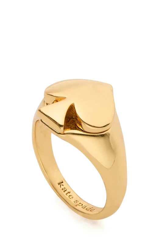 Kate Spade New York So Spade Signet Ring (Gold)