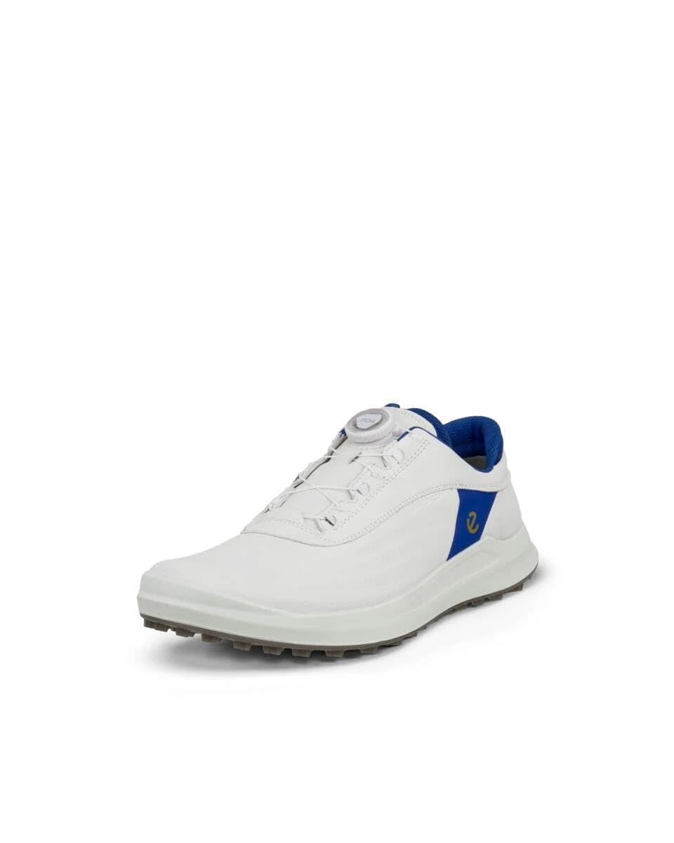 ECCO Mens Core Low-Cut Golf Shoes - White/Virtual - UK 9-9.5