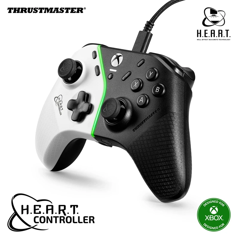 Thrustmaster Heart Controller, Hall Effect Gamepad with H.E.A.R.T. Anti-drift Technology for Xbox Series X|S and PC