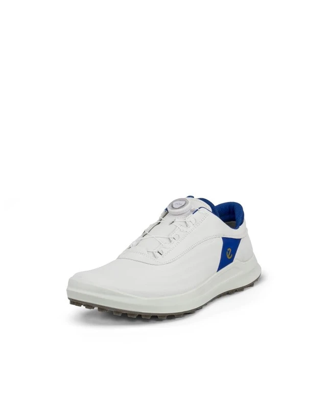 ECCO Mens Core Low-Cut Golf Shoes - White/Virtual - UK 10 - Image 1