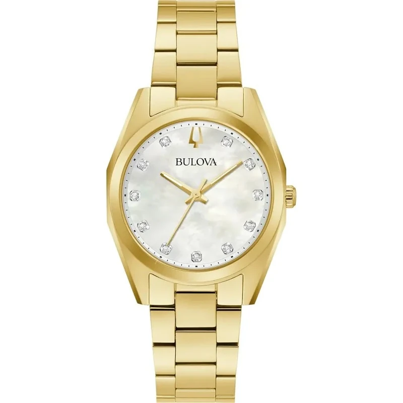 Bulova Women's Analogue Quartz Watch with Stainless Steel Strap 97P172