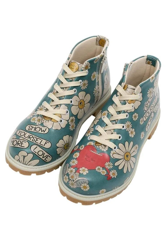 DOGO Women's Shortcut Boots Fashion, Multicolored, 4 UK