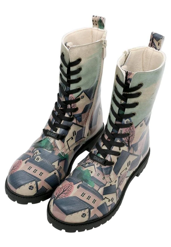 DOGO Women's Zipsy Fashion Boot, Multicolored, 4 UK