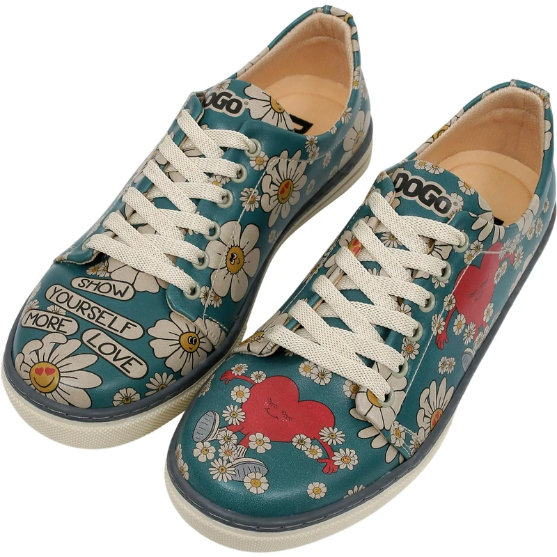 DOGO Women's Sneaker, Multicolored, 3.5 UK