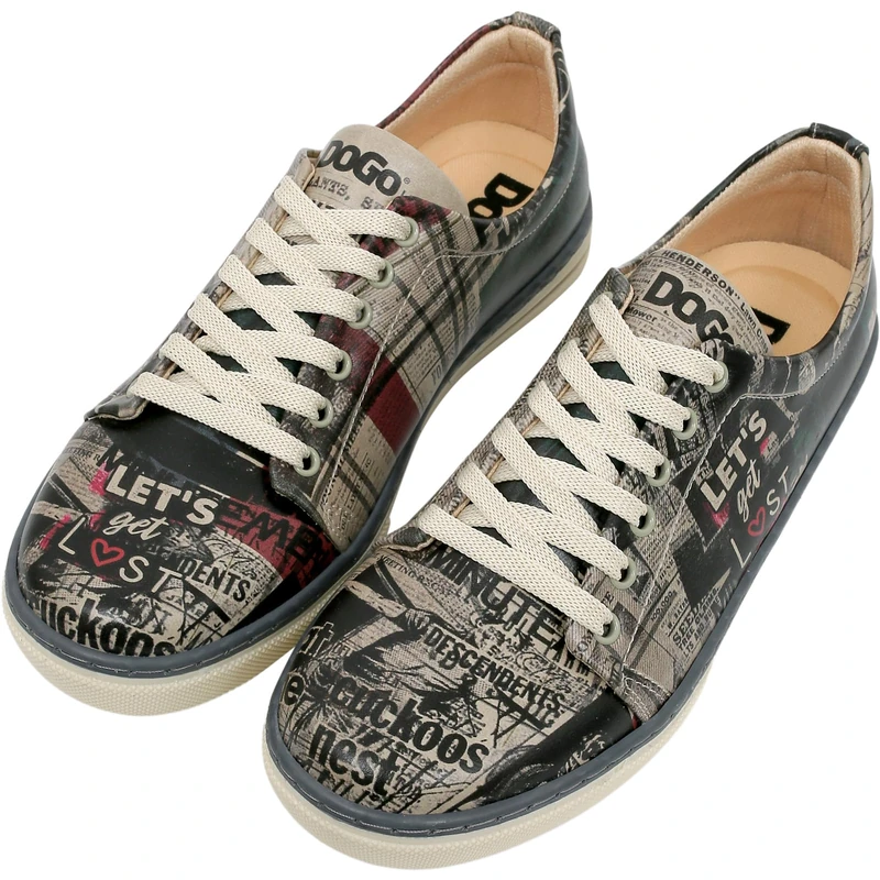 DOGO Women's Sneaker, Multicolored, 4 UK