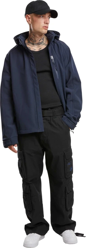 Brandit Softshelljacket Hurricane, Color: navy, Size: 7XL
