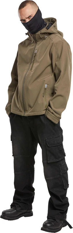 Brandit Softshelljacket Hurricane, Color: olive, Size: L