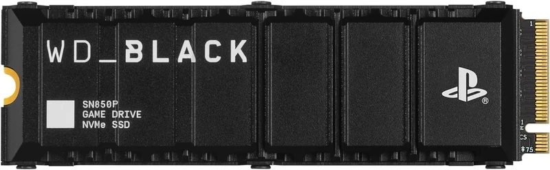 WD_BLACK SN850P 8TB PS5 SSD, Officially Licensed for PlayStation 5, Read Speeds Up to 7200 MB/s, M.2 2280 PCIe NVMe, Exclusive Heatsink Design, Internal Gaming SSD