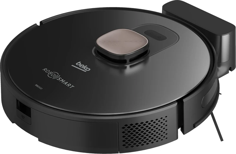Beko Robot Vacuum Cleaner VRR61414VB | LDS Laser Navigation | 130 Minute Run Time | 2000 Pa Suction Power | 4 Cleaning Modes | Wifi connected/Smartphone compatible | RoboSmart