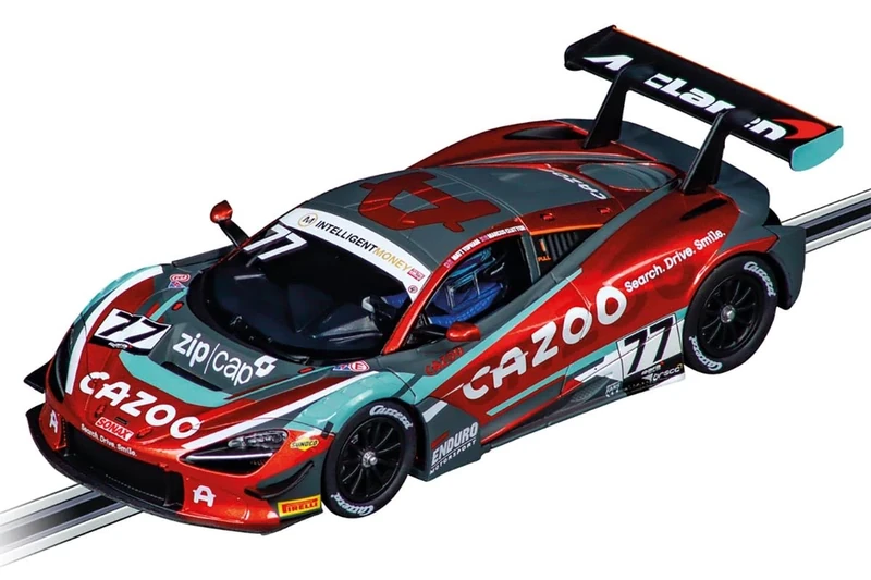Carrera Digital 132 20032021 I McLaren 720S GT3 Enduro Motorsport, No.77 British GT 2023 I 1:32 I Scale Slot Car I With Working Front, Rear & Tail Lights I Suitable For Ages 8 Years+