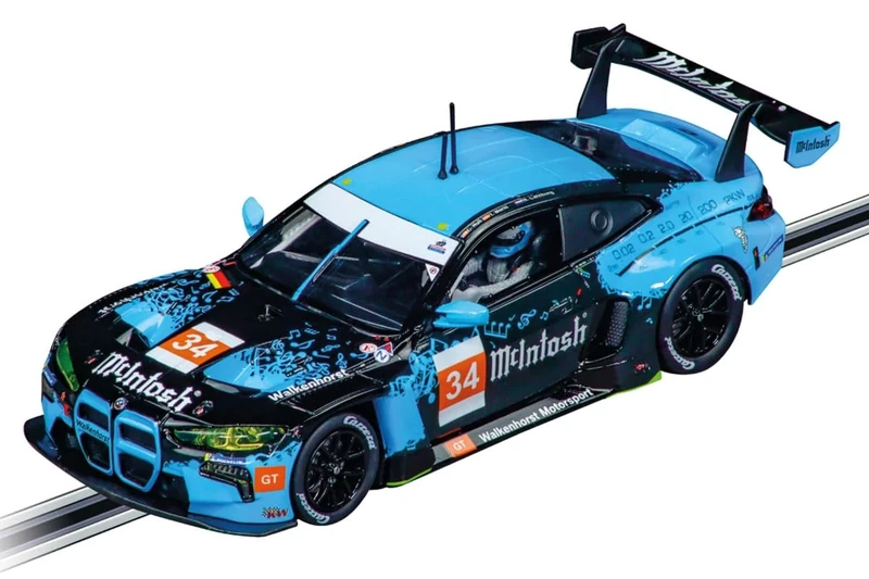Carrera Digital 132 20032013 I BMW M4 GT3 Walkenhorst Motorsport No34 24h LM I 1:32 I Scale Slot Car I With Working Front, Rear & Tail Lights I Suitable For Ages 8 Years+