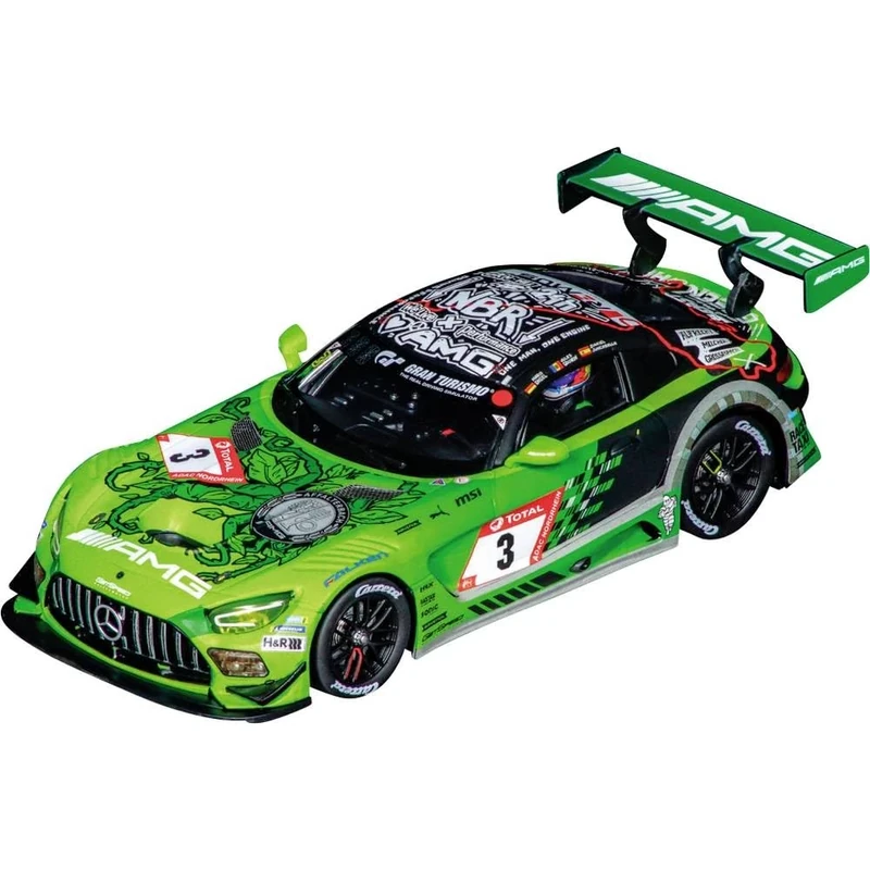 Carrera Digital 132 20032015 I Mercedes-AMG GT3 Evo GetSpeed Performance No3 24H Nürburgring I 1:32 I Scale Slot Car I With Working Front, Rear & Tail Lights I Suitable For Ages 8 Years+